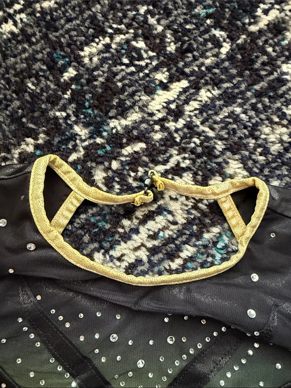Kids Black and Gold Dance Leotard